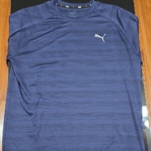 Puma Men's Navy Short Sleeve Tee